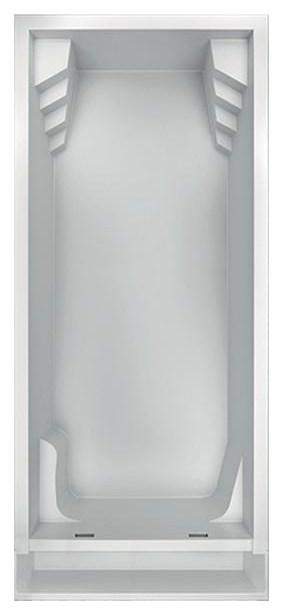 Forma de la piscina Platinium 10 Autocover vista en planta