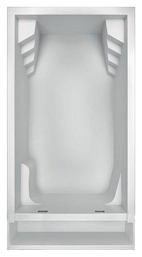 Forma de la piscina Platinium 7 Autocover vista en planta