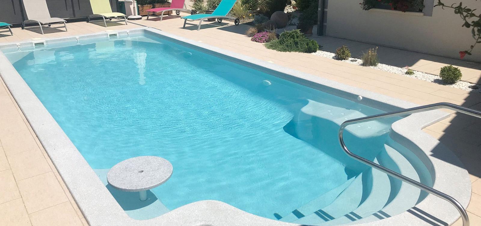 Piscina de fibra de vidrio Hawaiian