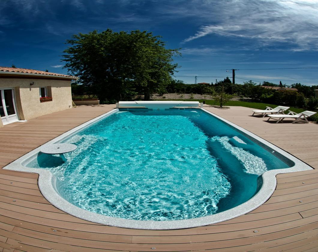 Piscina de fibra de vidrio Majestic