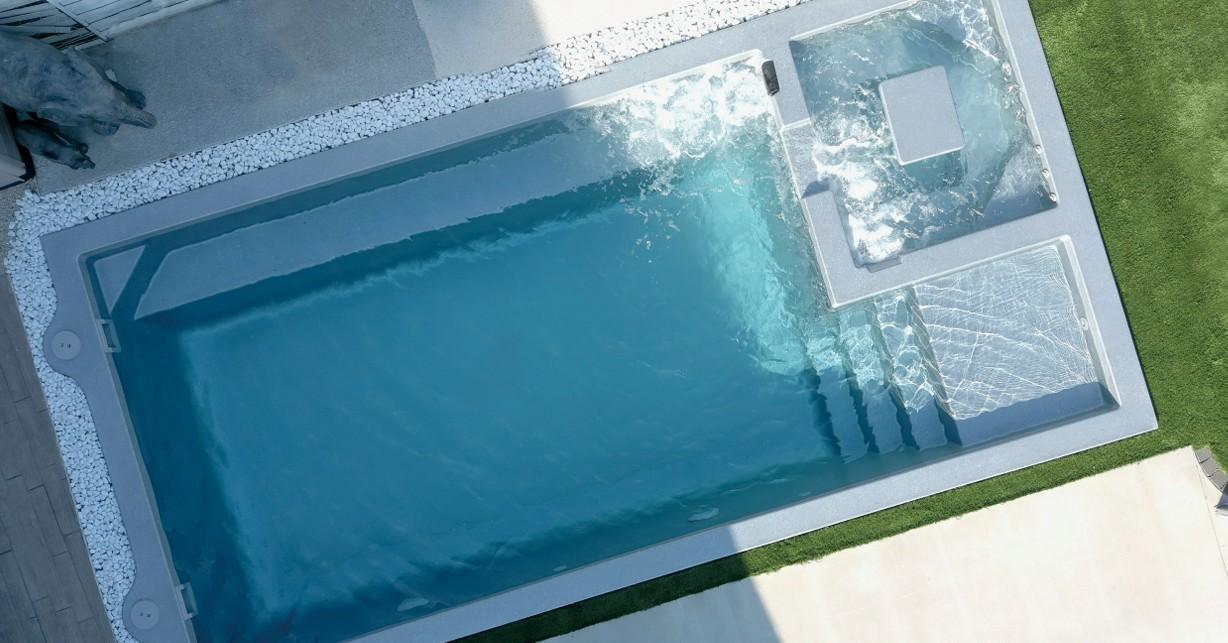 Piscina de fibra de vidrio Manhattan Basic