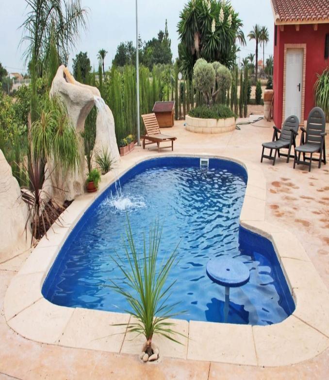 Piscina de fibra de vidrio Oasis