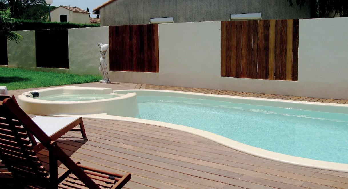 Piscina de fibra de vidrio Tropicana Spa